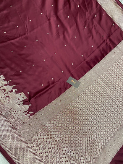 Anniversary Special Ganga Ghat Banarasi Saree